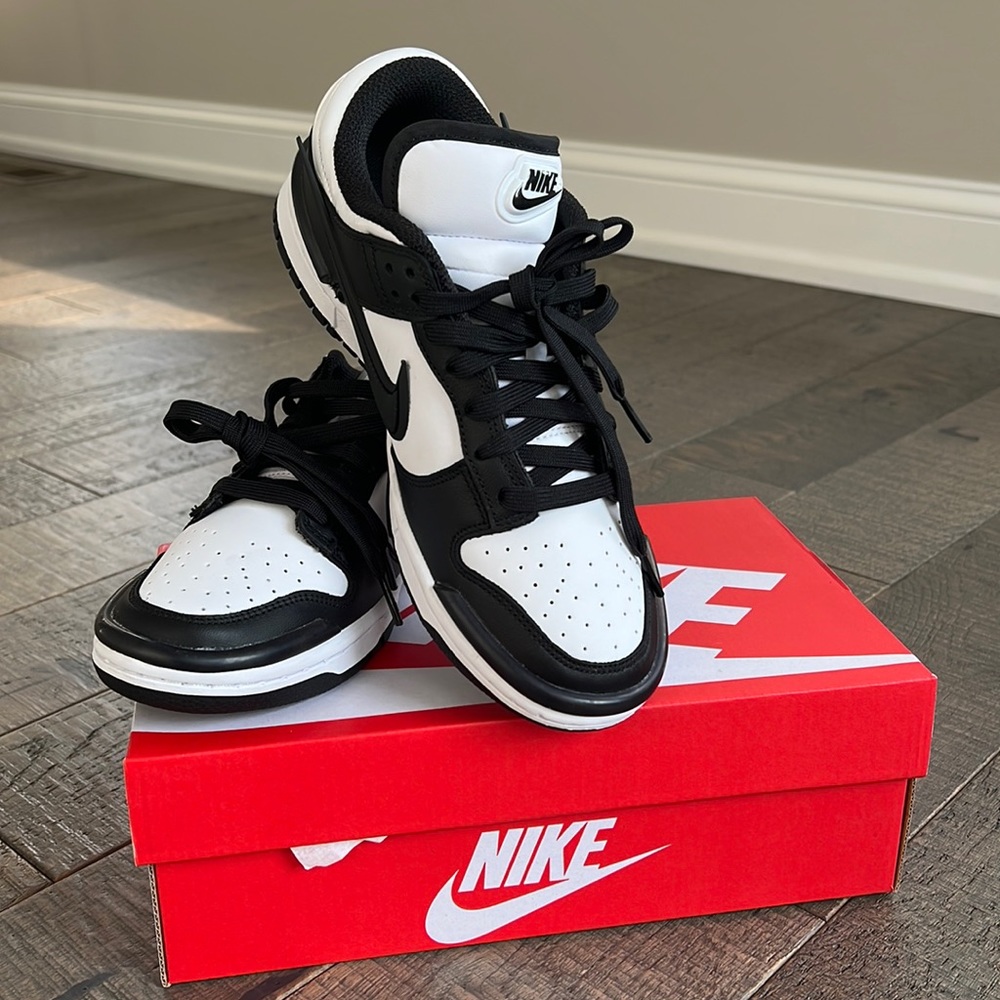 Nike Dunk Low Twist / size 7.5 / Panda